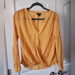 a.n.a Faux Wrap Blouse